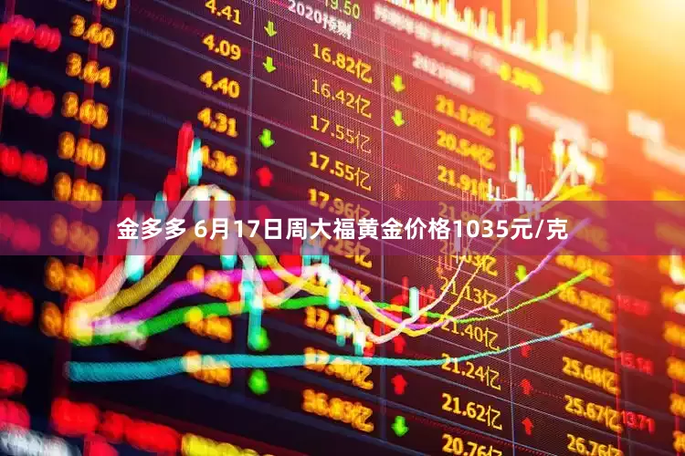 金多多 6月17日周大福黄金价格1035元/克