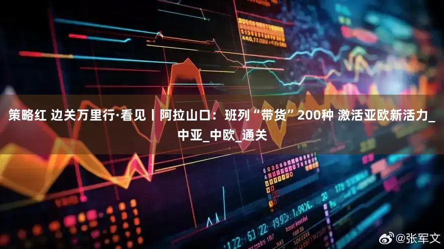 策略红 边关万里行·看见丨阿拉山口：班列“带货”200种 激活亚欧新活力_中亚_中欧_通关