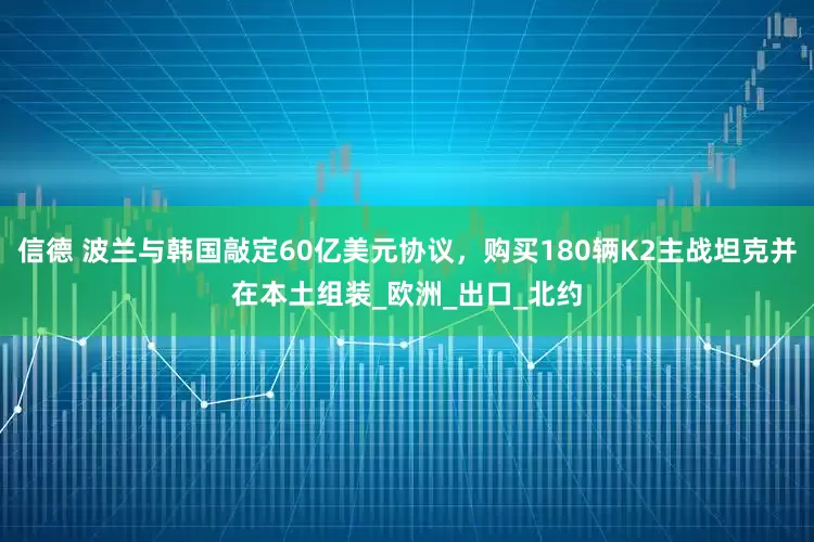 信德 波兰与韩国敲定60亿美元协议，购买180辆K2主战坦克并在本土组装_欧洲_出口_北约